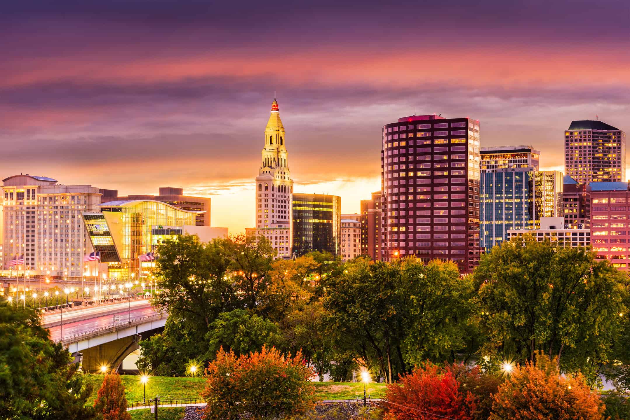 Hartford downtown skyline