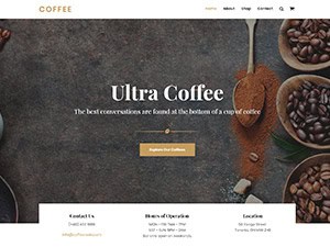 Coffee Shop Website