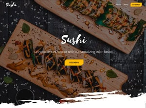 Shushi Restaurant Website